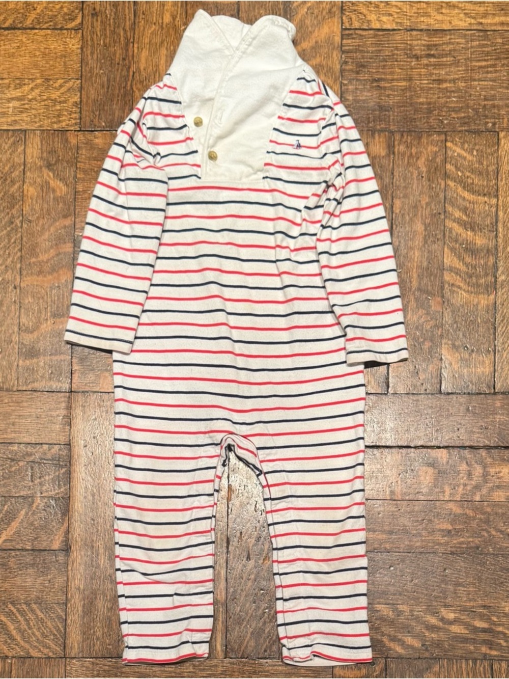 Janie and Jack Toddler 100% Cotton One-Piece Romper Playsuit Size 18-24 Months